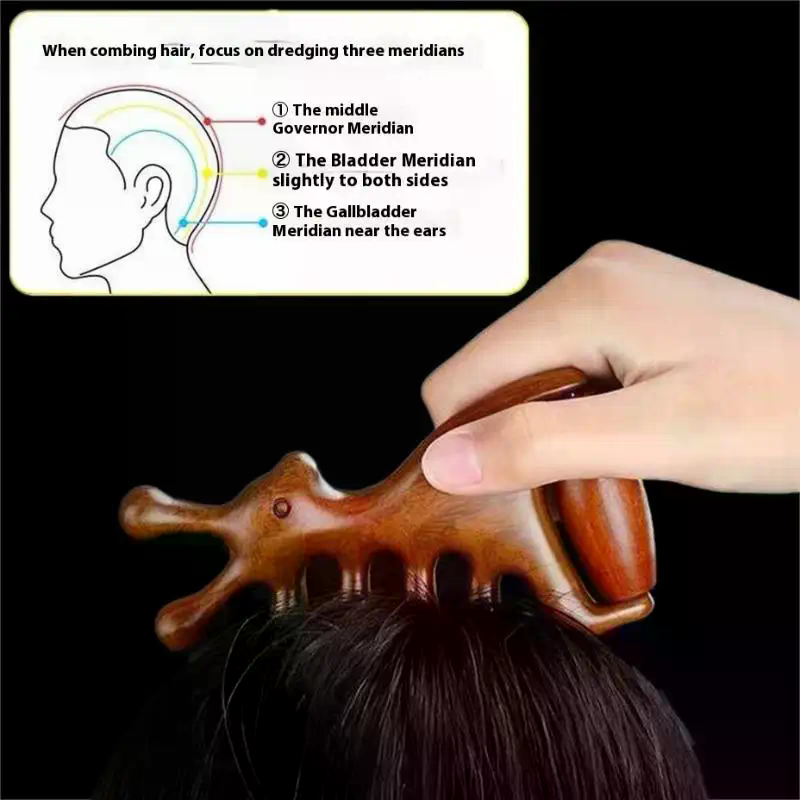 Hair Care Elseve - Pettine per massaggio in legno Testa