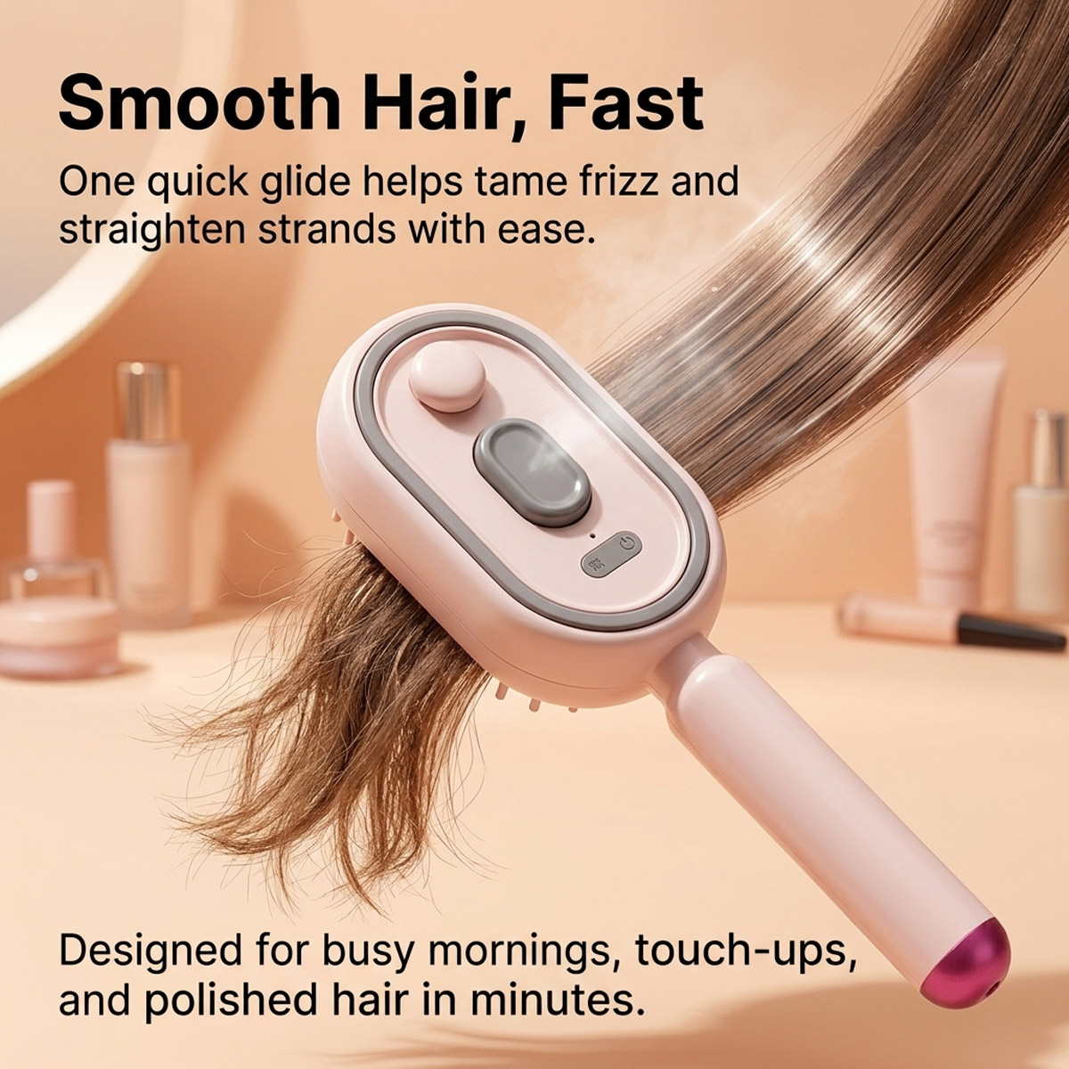 Hair Care Gift - Pettine Elettrico Autopulente con Cuscino d'Aria