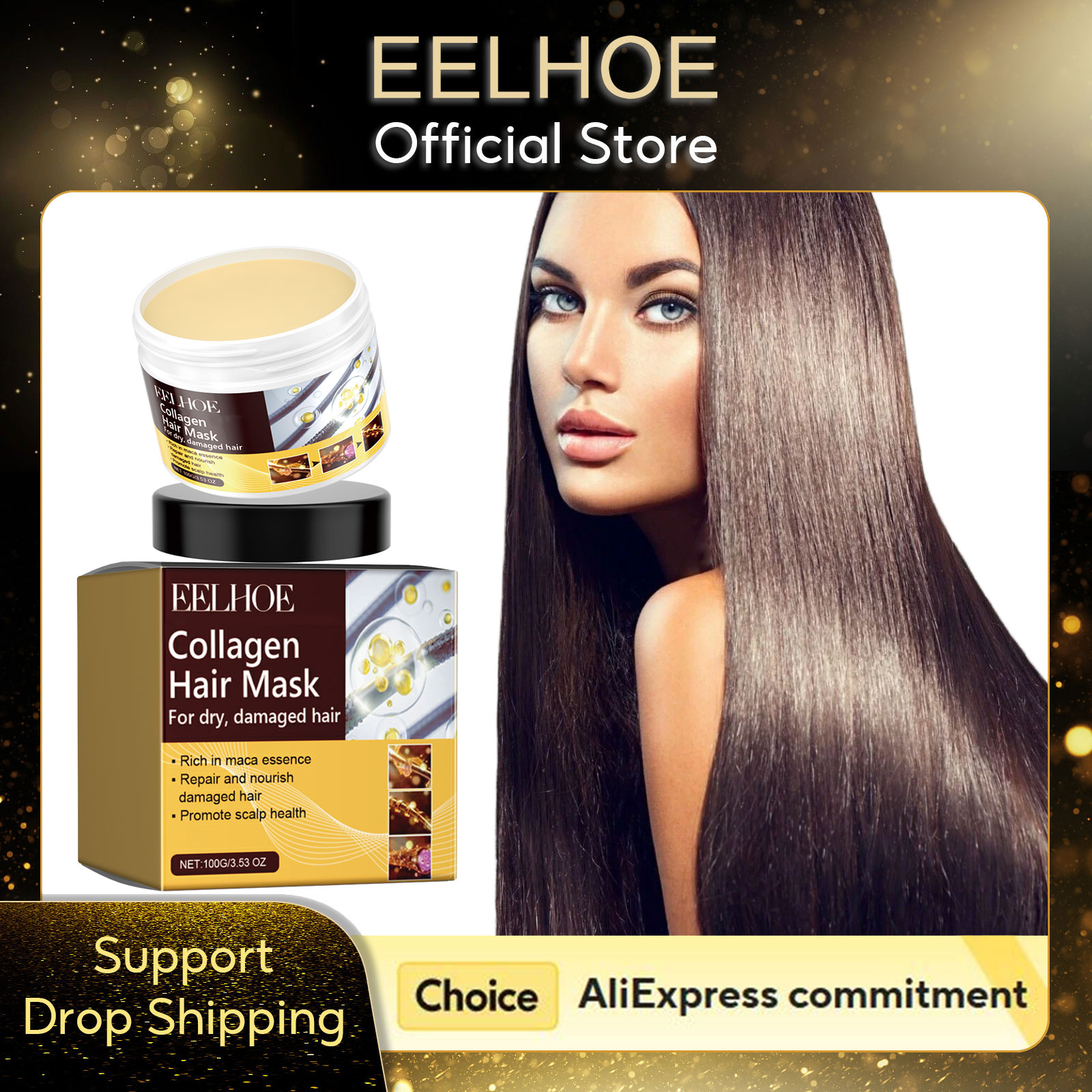 Hair Care Elseve - Maschera per Capelli al Collagene EELHOE,