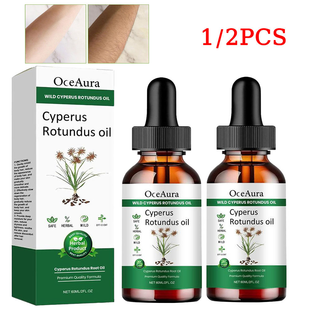 Hair Care Oil Serum - 1/2 pz Olio Naturale di Cyperus