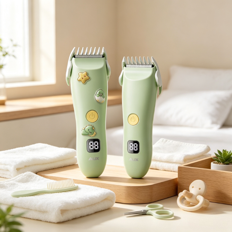 Hair Care Works - Tagliacapelli per Bambini Silenzioso, Impermeabile, con