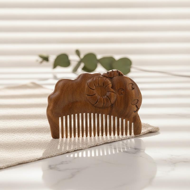 Hair Care Gift - Mini Spazzola per Capelli in Legno