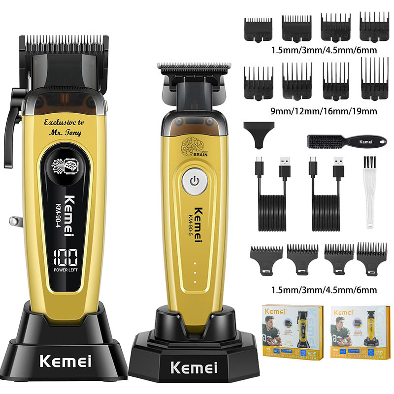 Hair Care Works - Tagliacapelli KEMEI per Uomo, Clipper Professionale