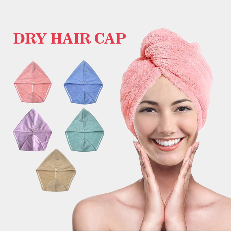 Hair Turban Towel - Asciugamano per capelli in microfibra per