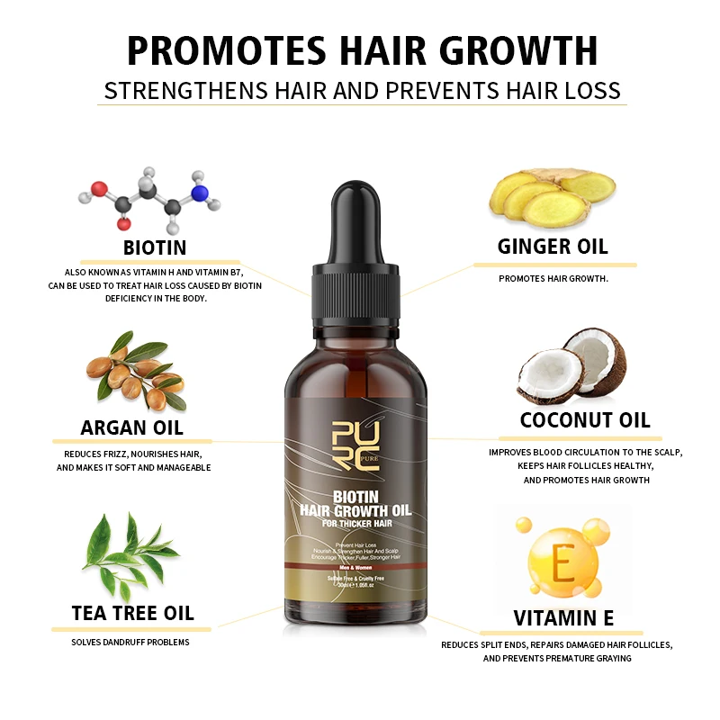 PURC biotina olio per capelli  - Hair Care Essence Oil Spray recensione e prezzo