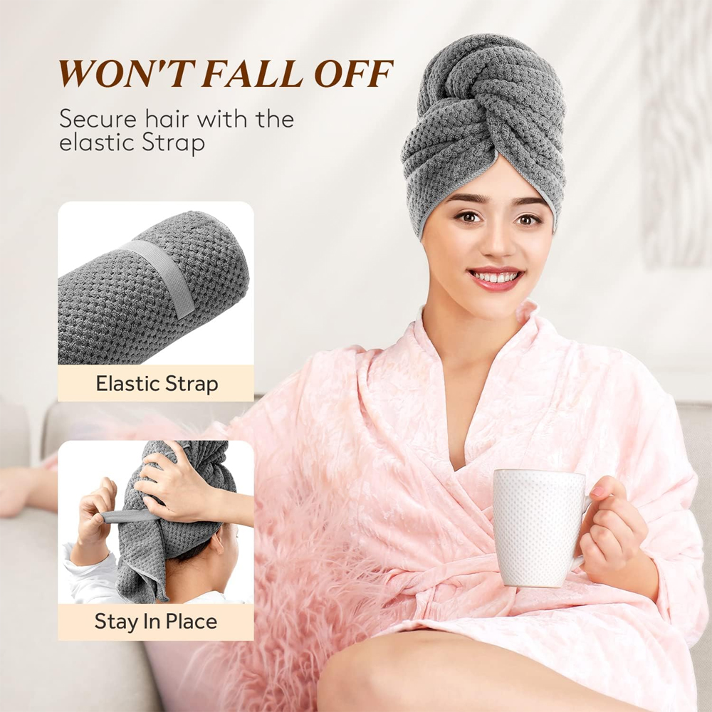 Asciugamano per capelli in mic - Hair Turban Towel recensione e prezzo