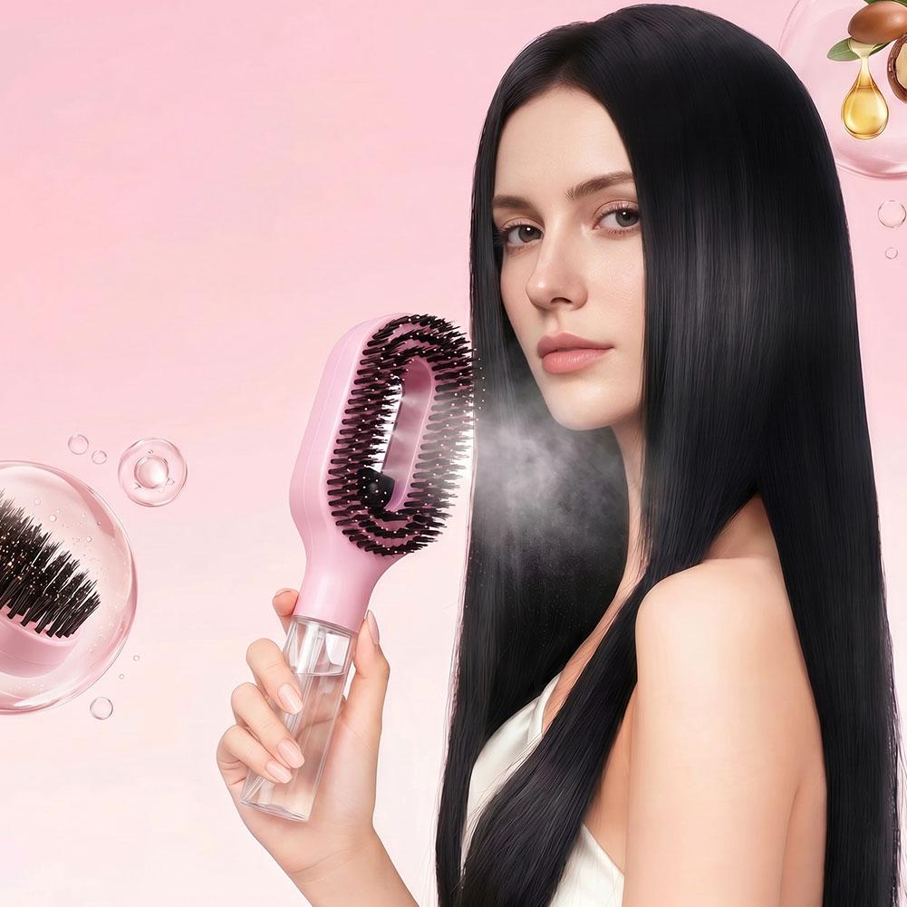Spazzola Spray 2 in 1 per Cape - Hair Care Essence Oil Spray recensione e prezzo
