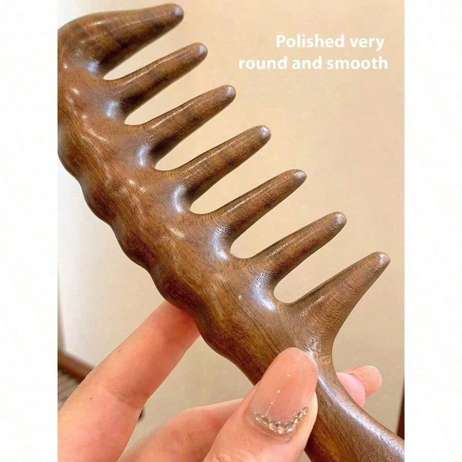 Pettine a denti larghi in legn - Hair Care Wavy Hair recensione e prezzo