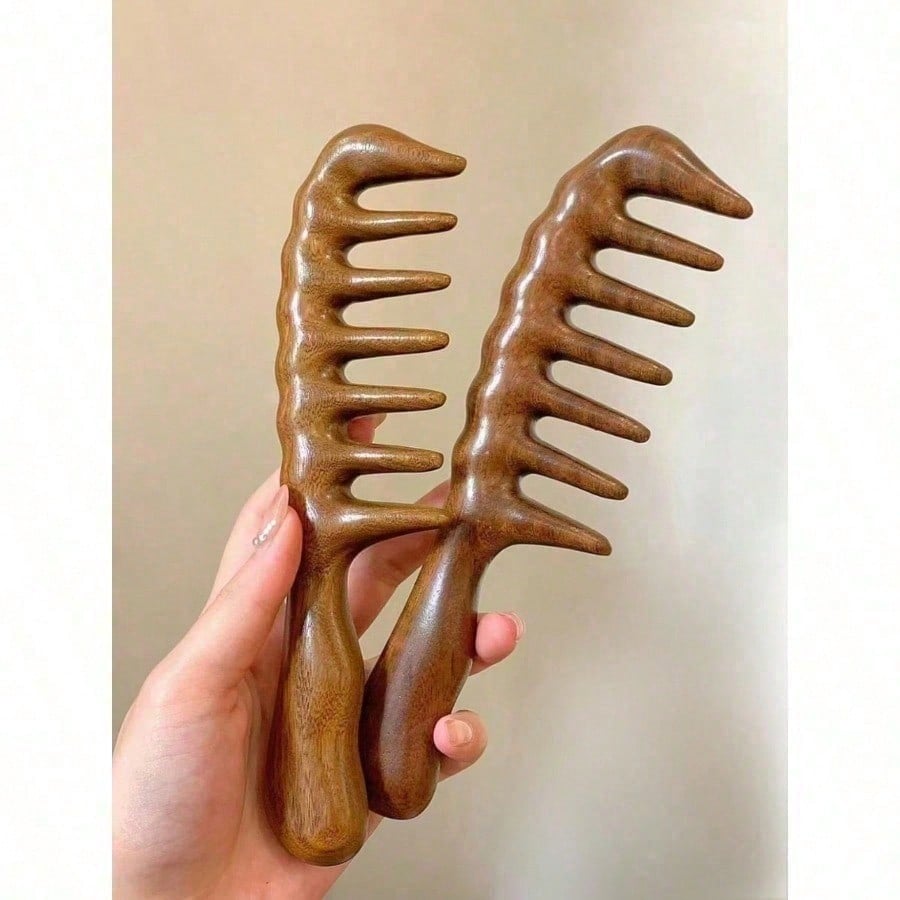 Pettine a denti larghi in legn - Hair Care Wavy Hair recensione e prezzo