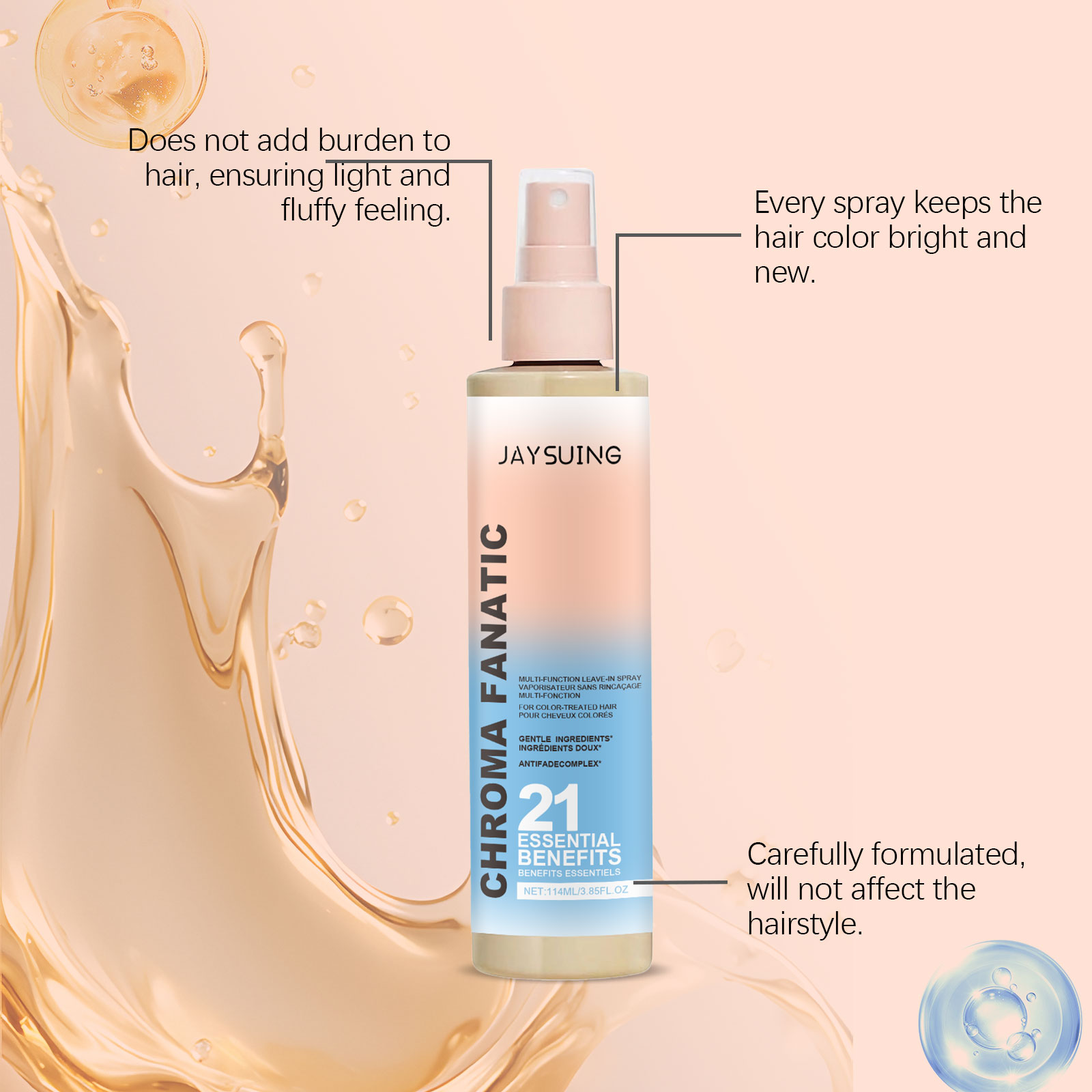 Spray idratante per il trattam - Hair Care Essence Oil Spray recensione e prezzo