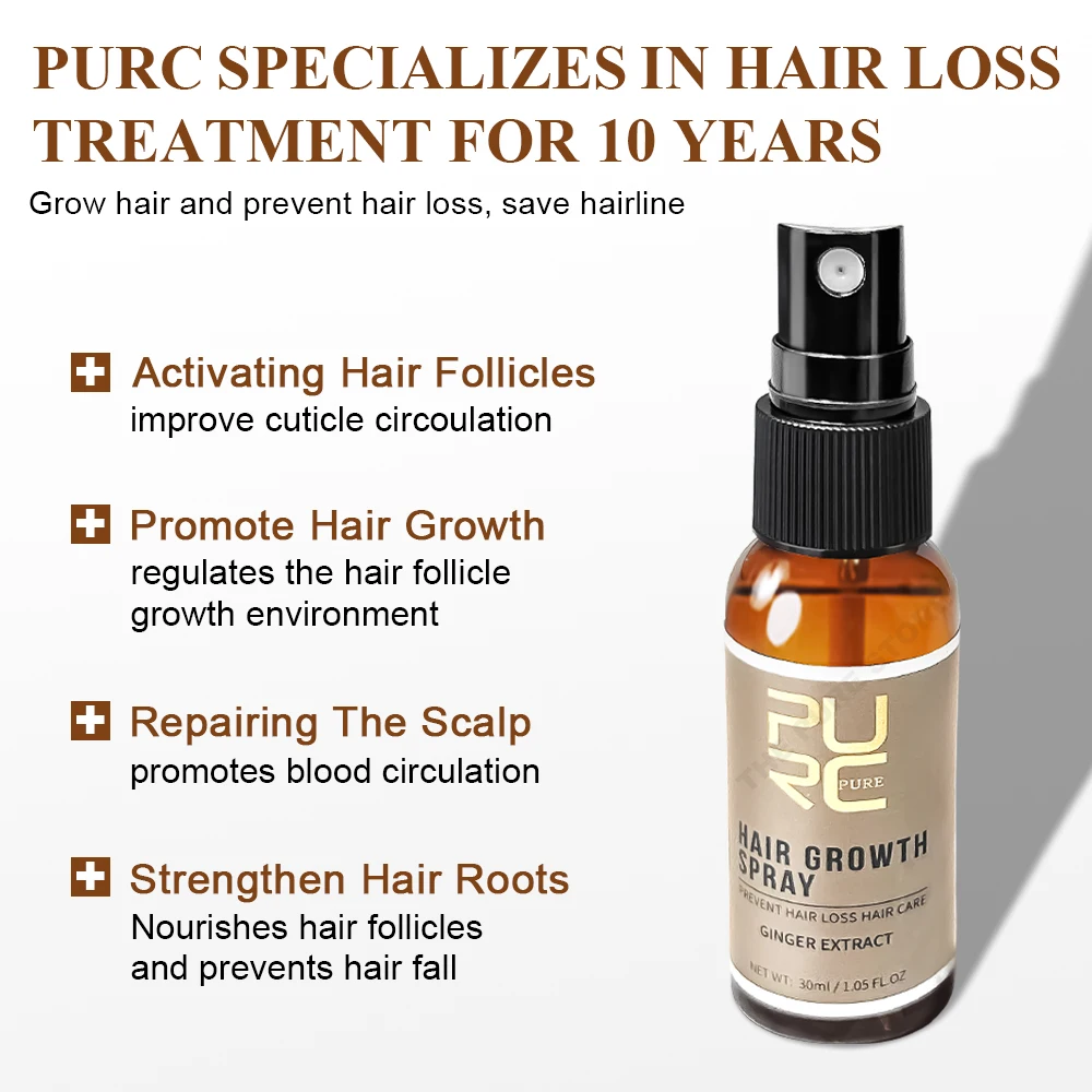 PURC Ginger Hair Spray Root ol - Hair Care Oil Serum recensione e prezzo