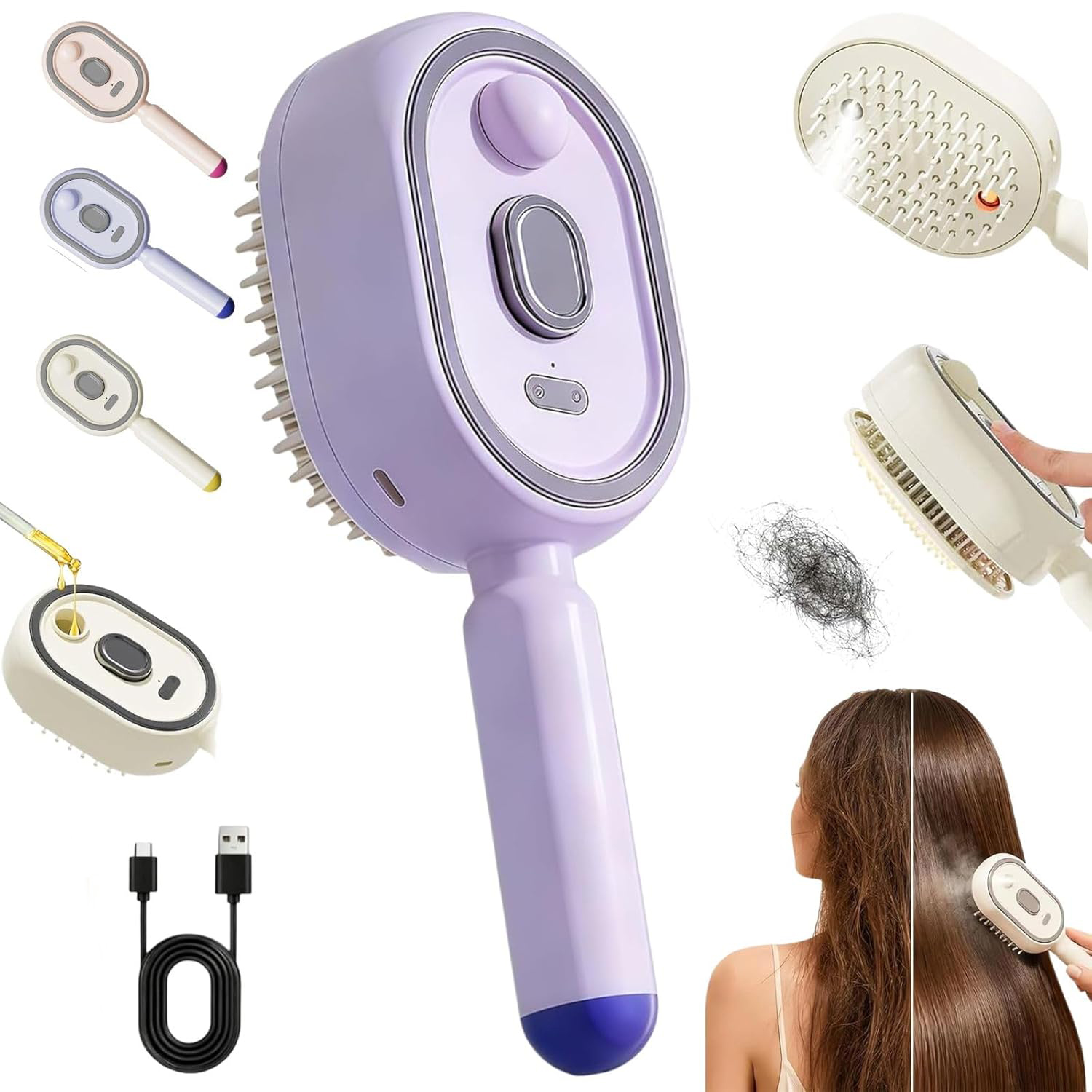 2/1 pz Pettine Elettrico a Spr - Hair Care Frizzy Hair recensione e prezzo