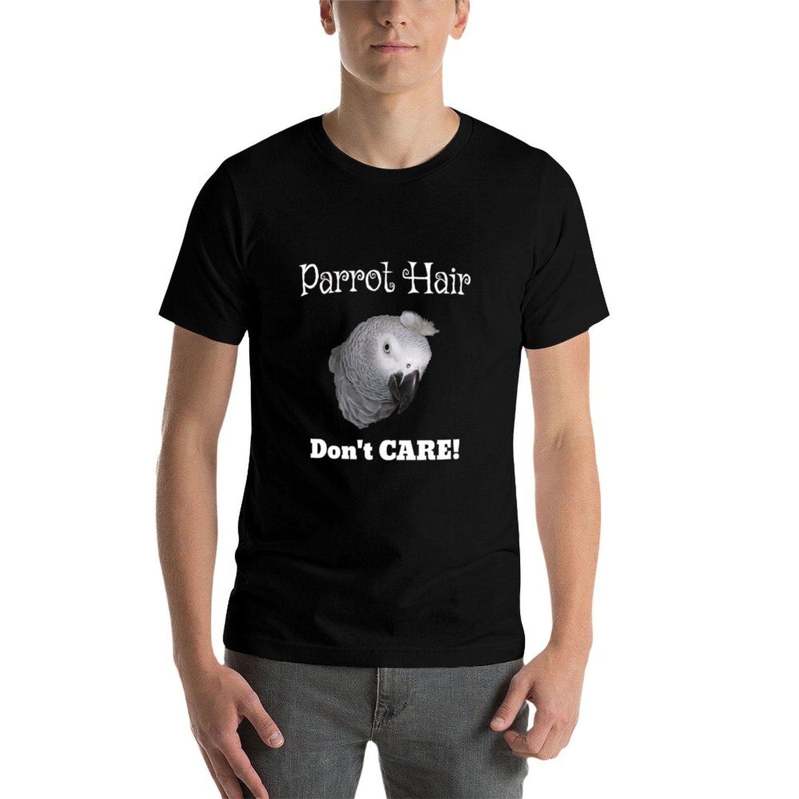T-shirt Parrot Hair Don't Care - Hair Care Works recensione e prezzo