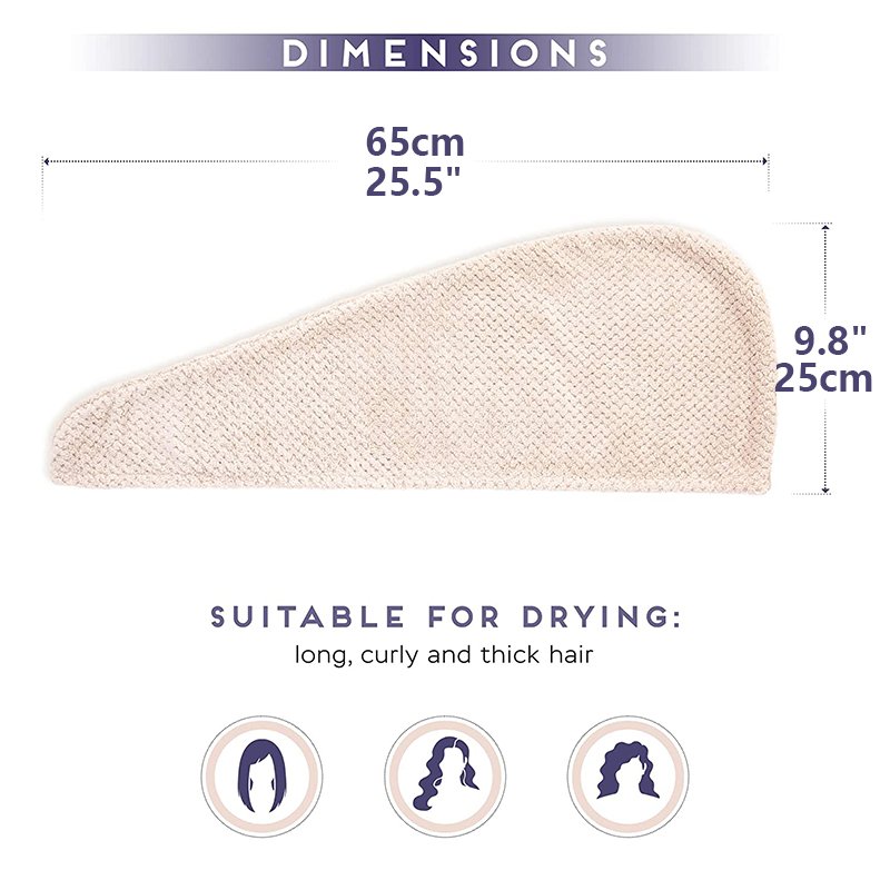 Asciugamano per capelli asciut - Hair Turban Towel recensione e prezzo